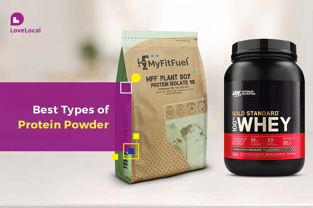 Types of protein powder