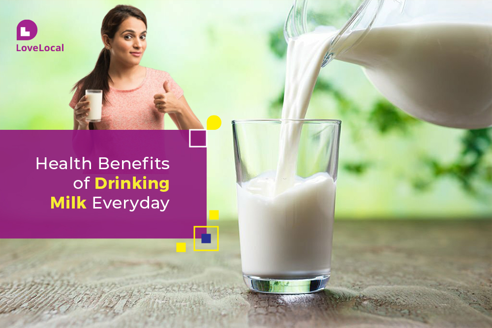 Health benefits of drinking milk everyday